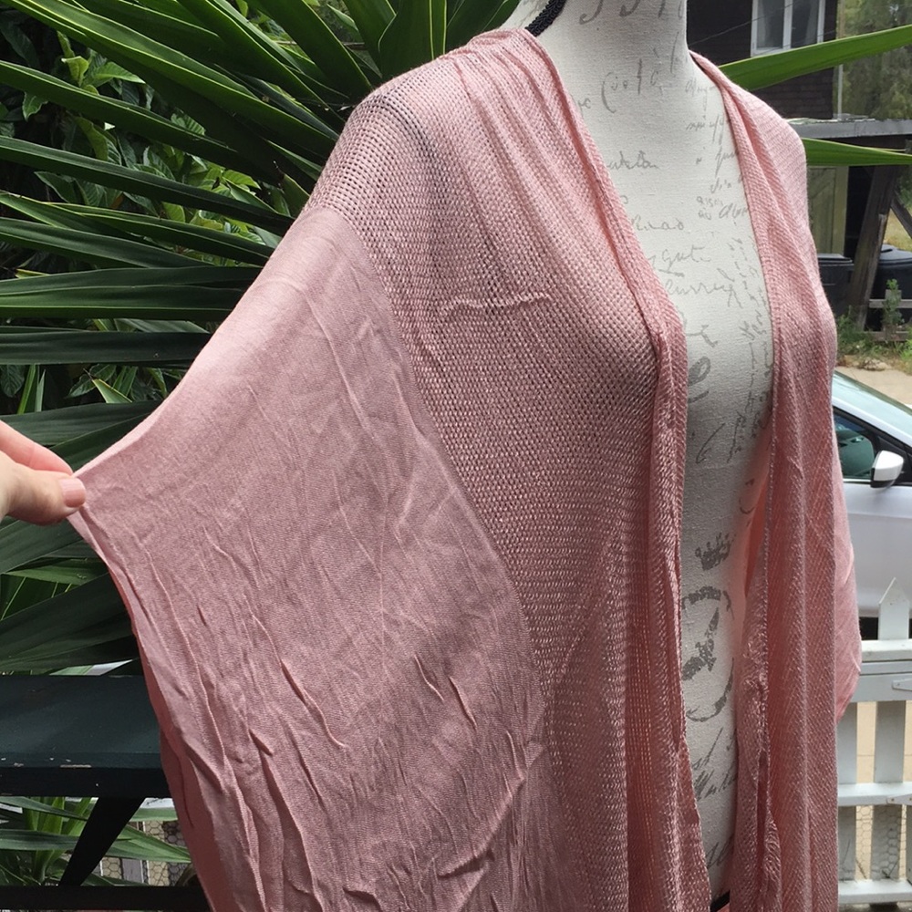 New! Blush Pink K i m o n o - Picture 5 of 7